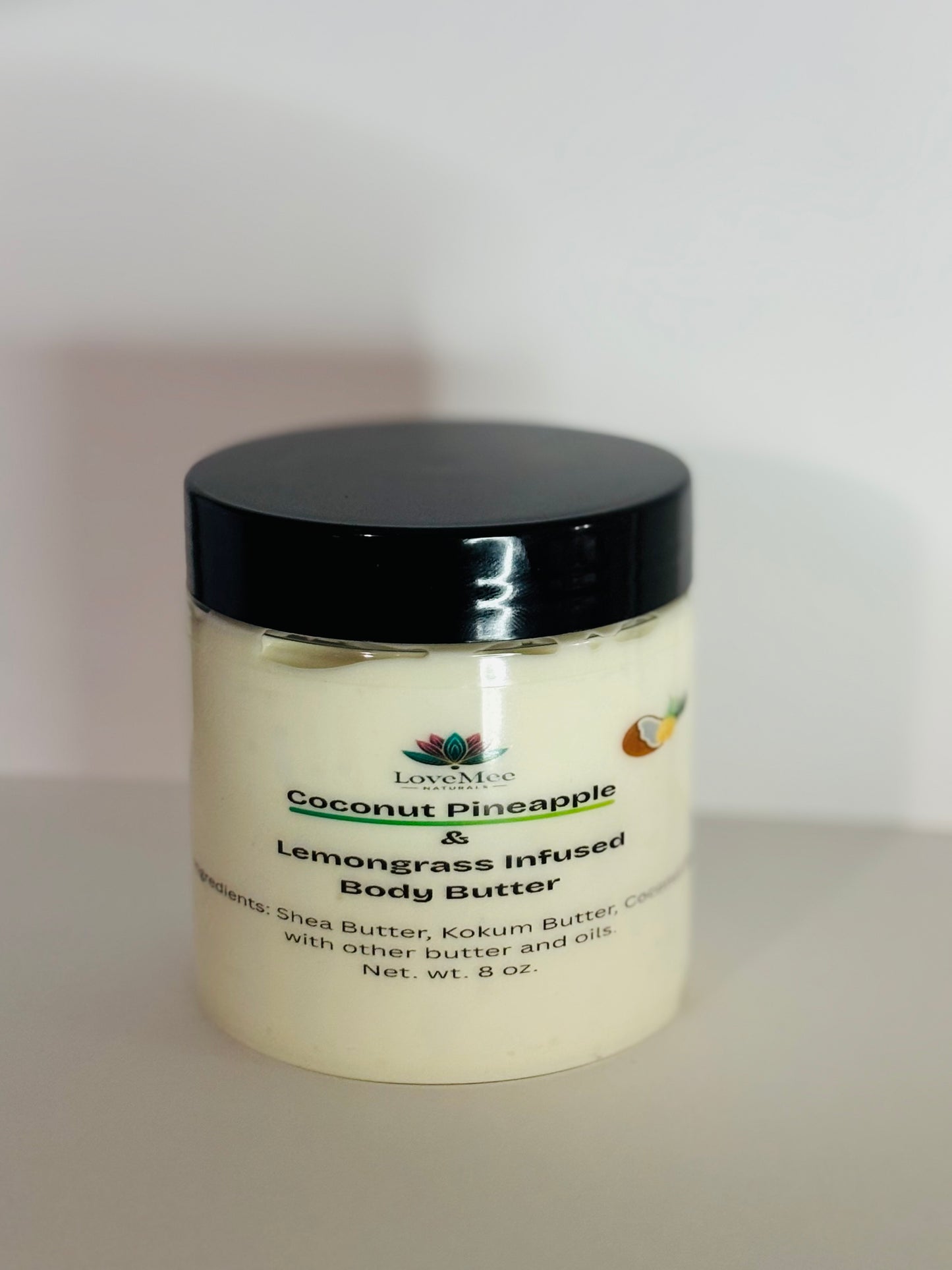 Coconut, Pineapple & Lemongrass infused Body Butter