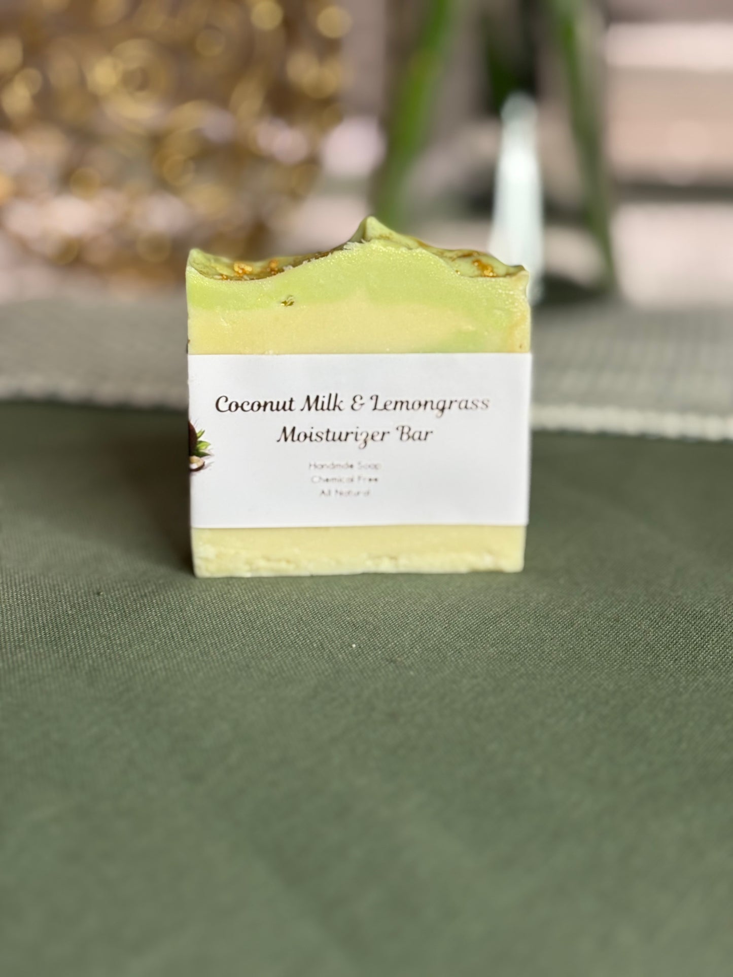 Coconut and Lemongrass Handmade Soap
