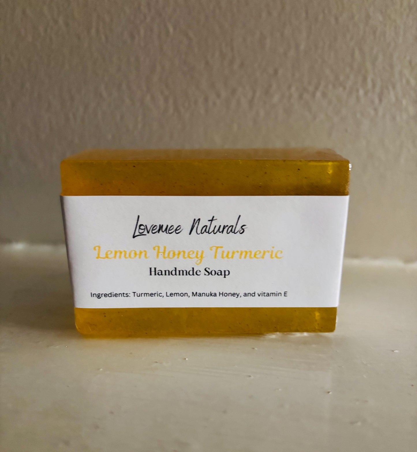 Lemon Honey Turmeric soap