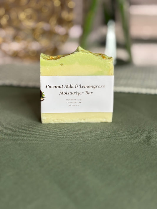Coconut and Lemongrass Handmade Soap