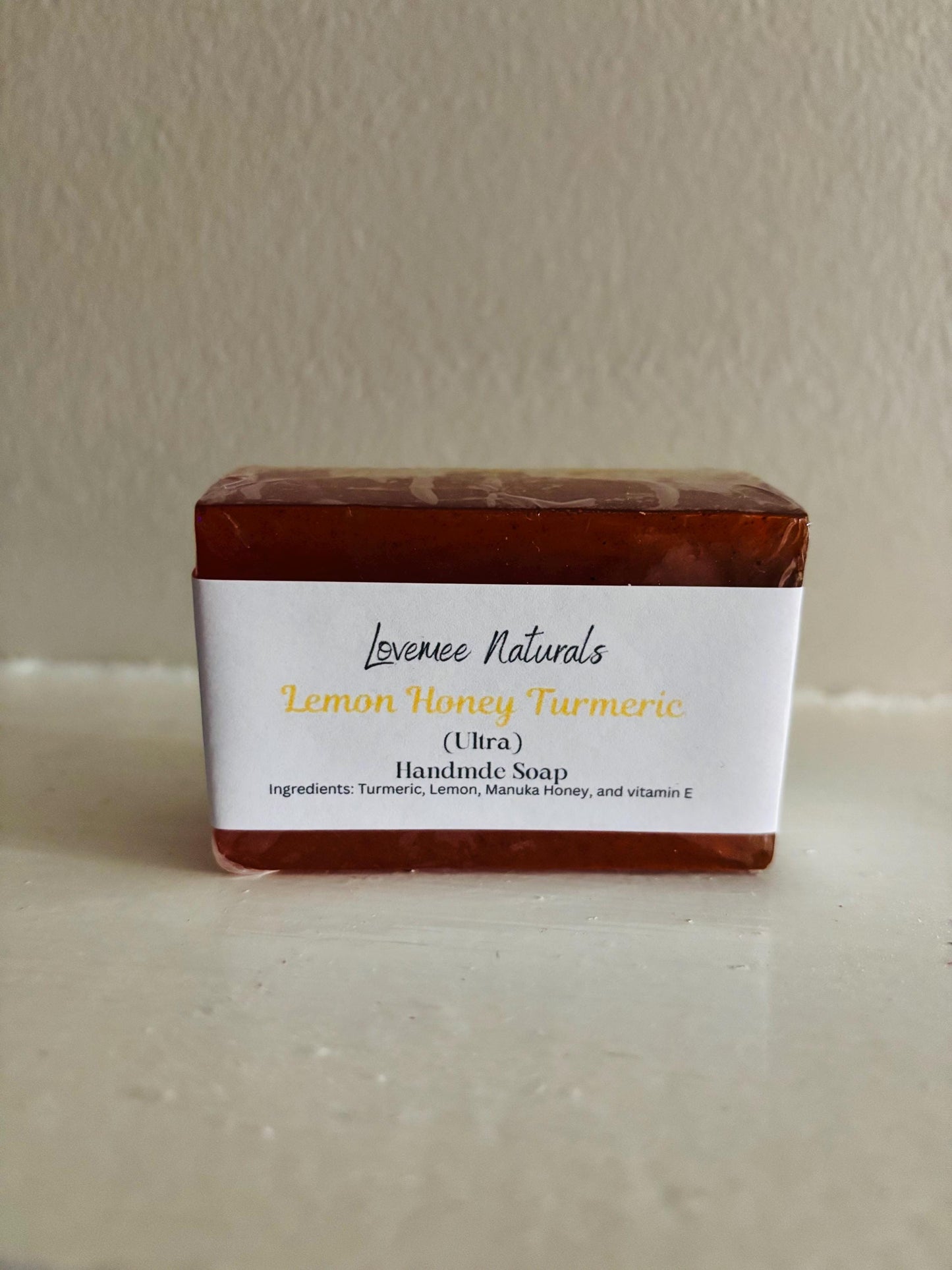 Lemon Honey Turmeric soap ULTRA